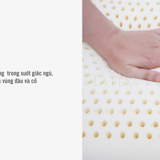 Gối Cao Su Oval Vạn Thành